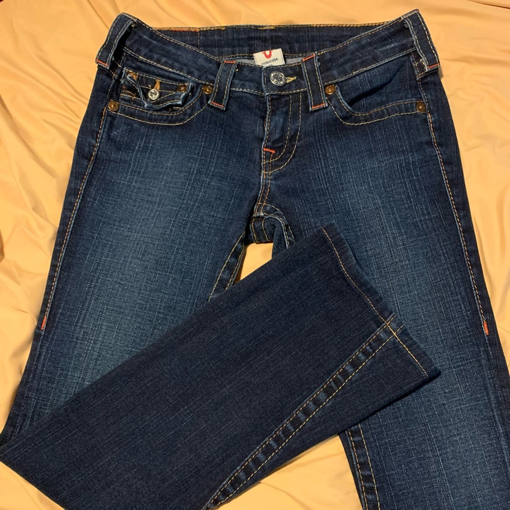 True Religion Bootcut Dark Wash Jeans